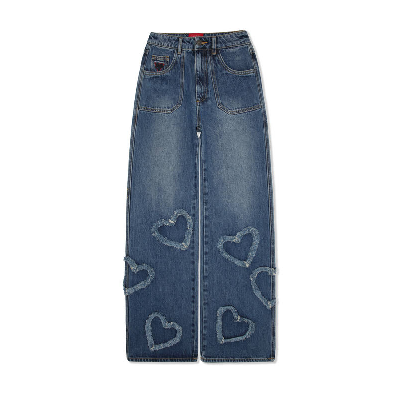 GUESS x YUEQI QI Jeans Women's Blue