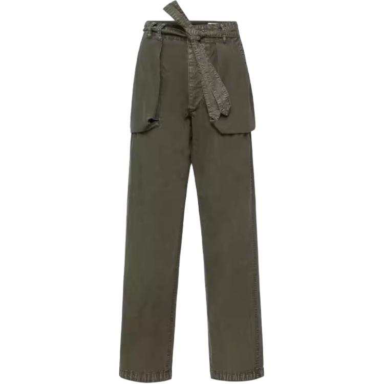 R13 R13 Belted Cotton Cargo Trousers