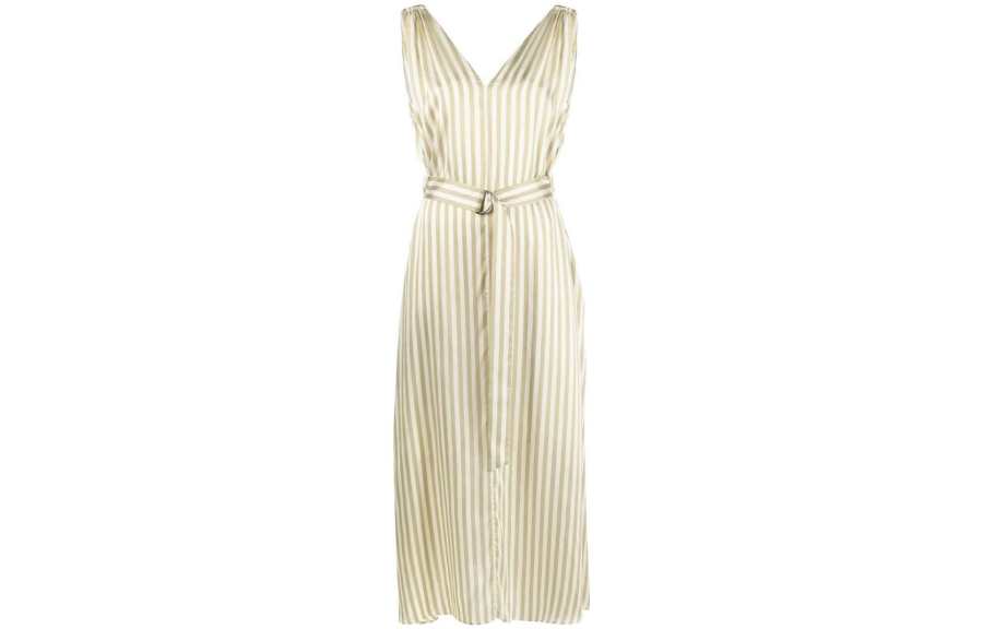 Brunello Cucinelli 【Previous Season】striped midi dress