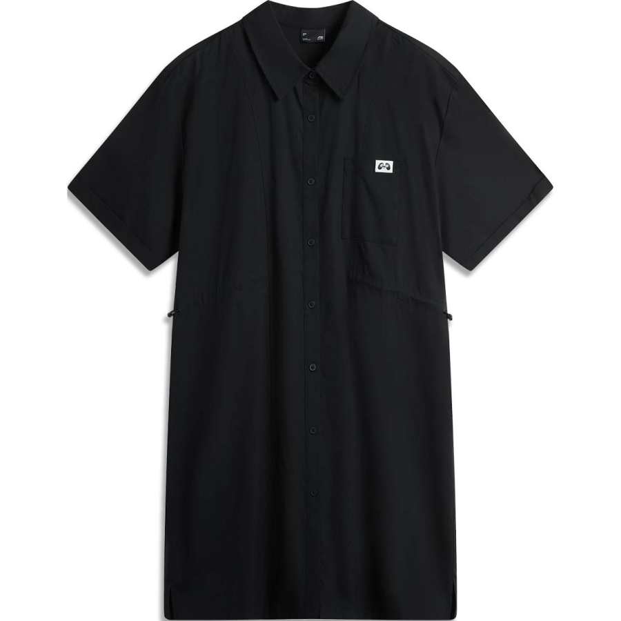 Li-Ning Li Ning Sports Life Collection Short Sleeved Dress Women's Black