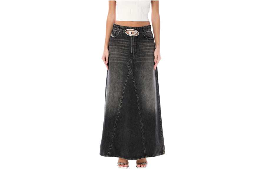DIESEL DIESEL De Pago Maxi Denim Skirt