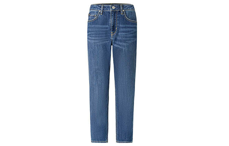 Lee Jeans Women's Medium Blue Moderate Straight Fit Pants
