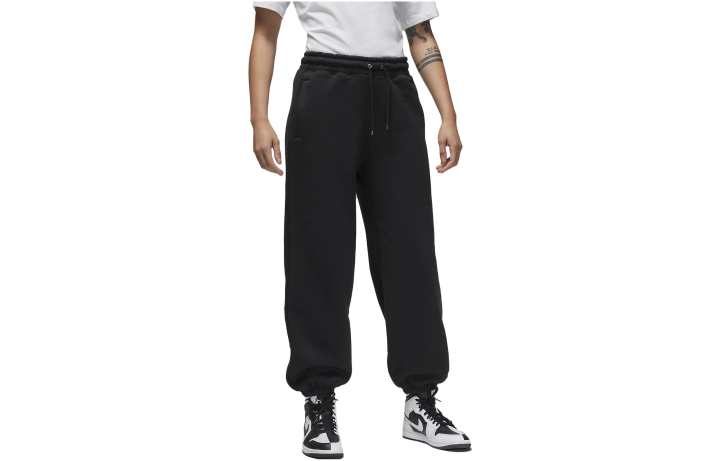 Jordan Jordan Flight Knitted Sweatpants Women's Black Moderate Cuffed Pants