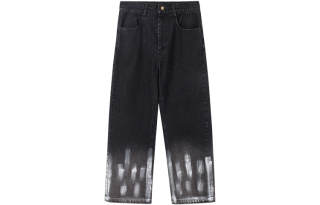 ISaluteU Jeans Unisex Moderate Straight Fit Pants