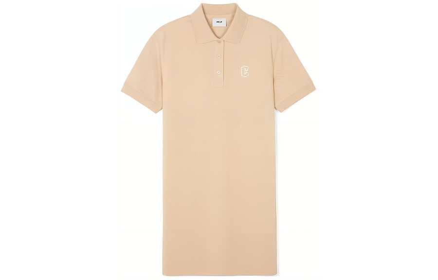 MLB MLB Short Sleeved Dress Women's Light Beige