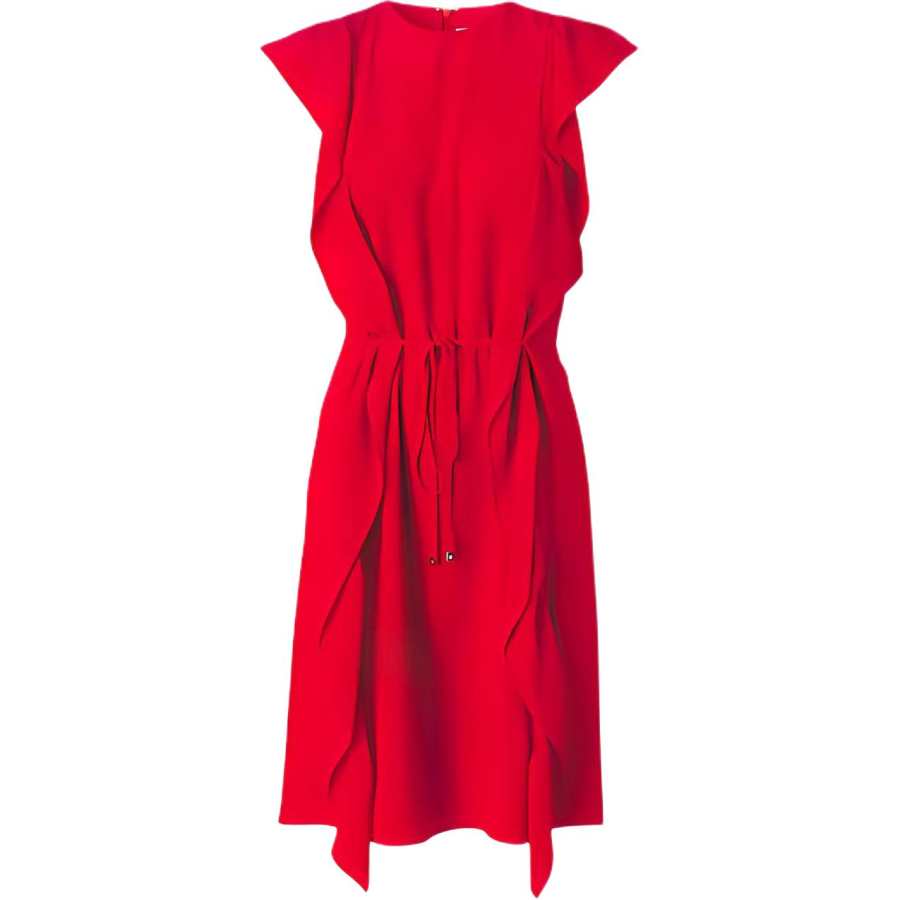 Burberry SS22 Sleeveless Dress Women's Bright Red