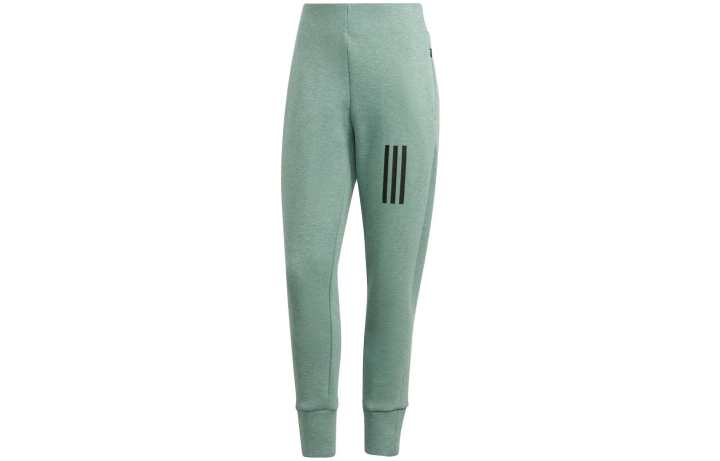 Adidas Adidas Knitted Sweatpants Women's Green Moderate Cuffed Pants
