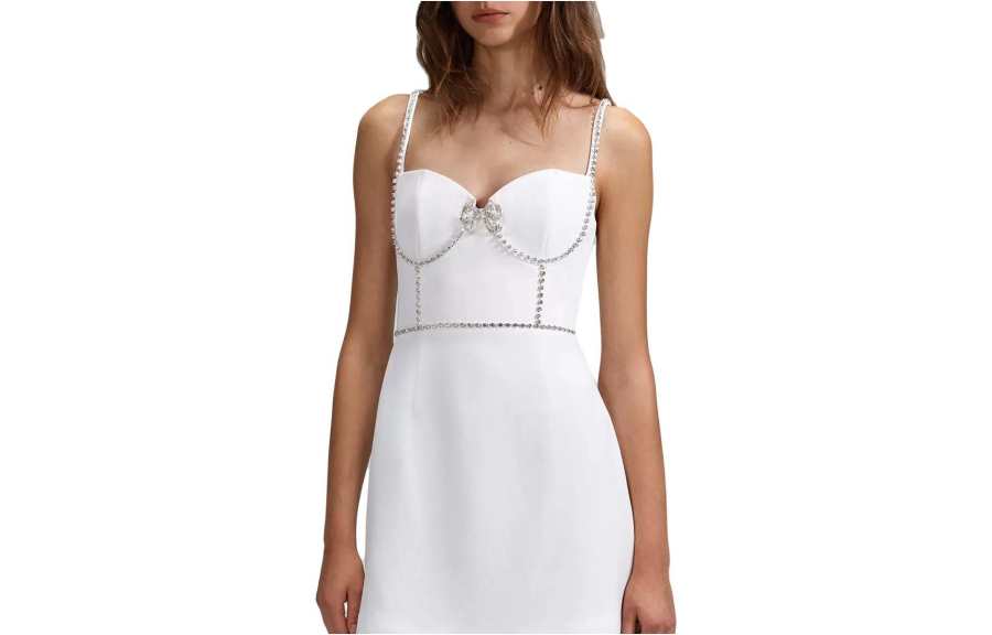 Self-portrait Self portrait Slip Dress Women's Pure White