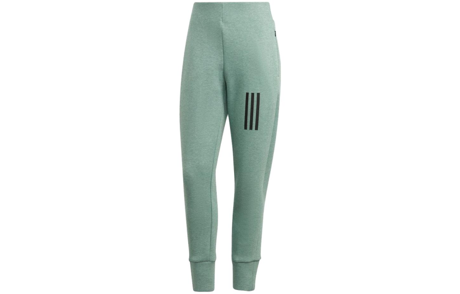 Adidas Adidas Knitted Sweatpants Japan Version Women's Green