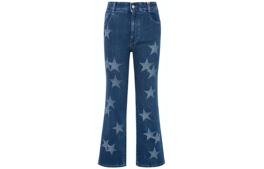 Stella McCartney Stella McCartney star-print jeans