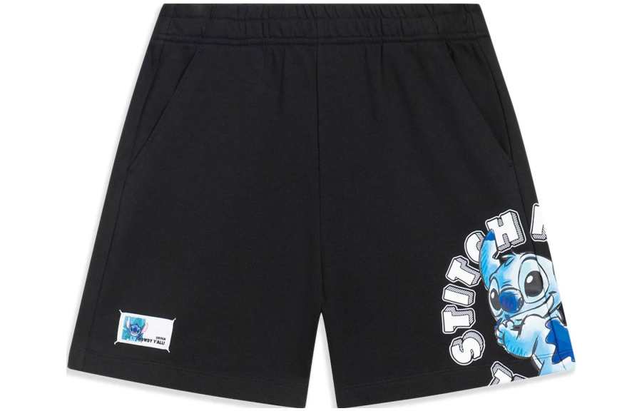 Li-Ning Li Ning x Disney Casual Shorts Women's Black