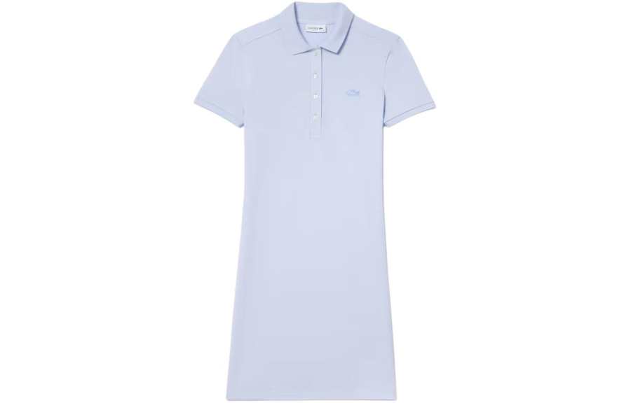 Lacoste logo-appliqué cotton polo dress