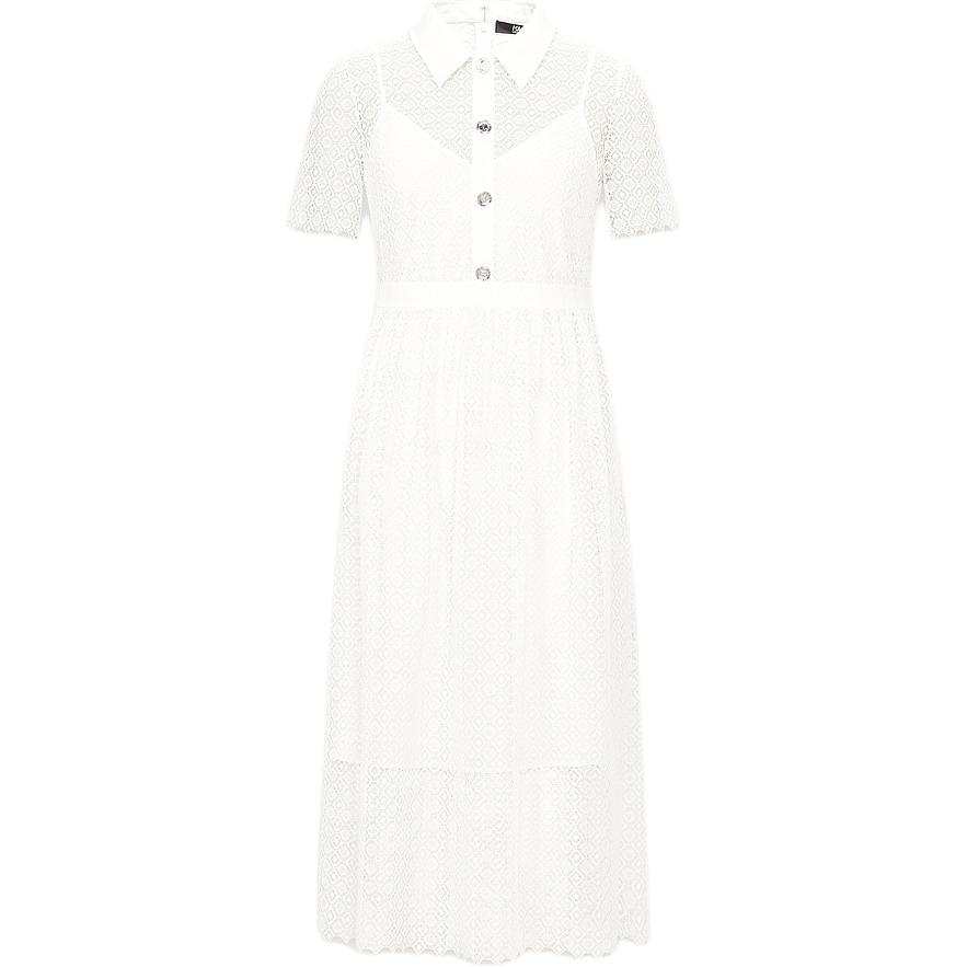 KARL LAGERFELD / Karl Lagerfeld Jeans Short Sleeved Dress Women's White