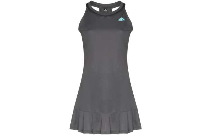 Adidas Adidas Sleeveless Dresses Women's Gray Crew Neck Moderate Extra Short