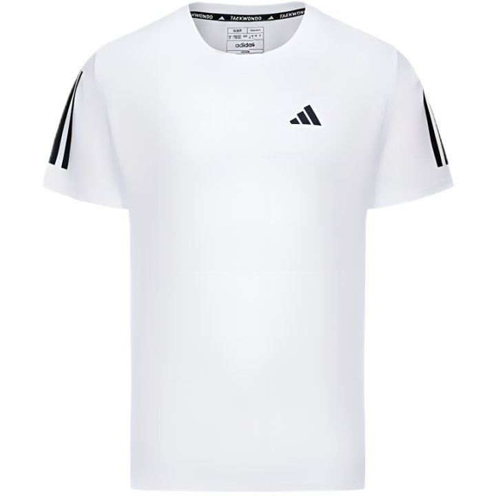 Adidas Adidas 3 Stripes Short Sleeved T Shirts Men's White