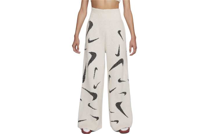 Nike Nike Sportswear Phoenix Cozy Bouclé Wide-Leg Knit Pants Beige