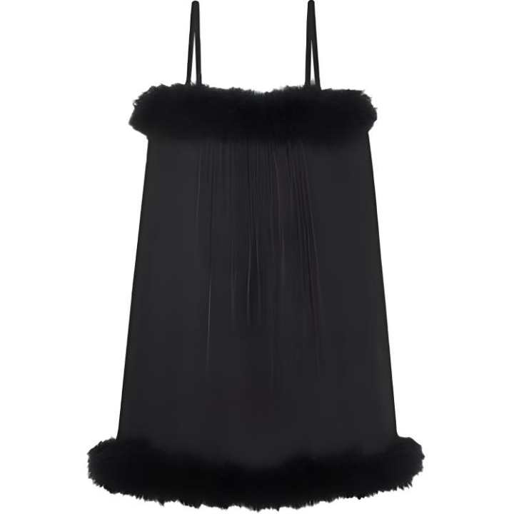 SAINT LAURENT SAINT LAURENT SS21 Sleeveless Dress Women's Black