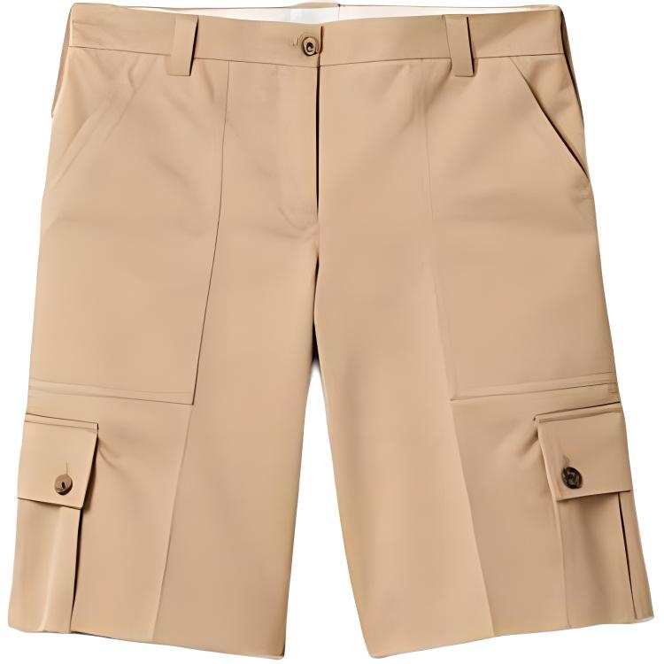 MIU MIU Cotton Chino Bermuda Shorts