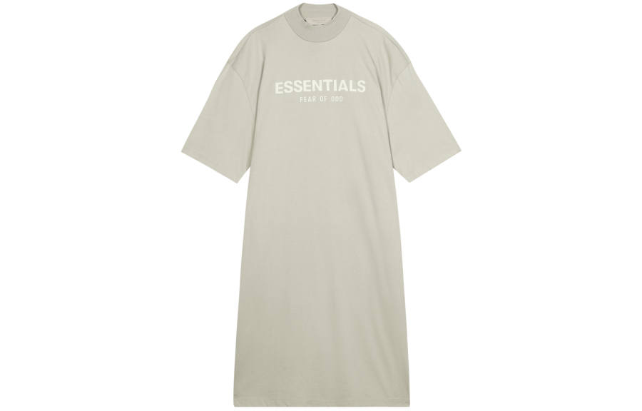 Fear Of God Essentials Short Sleeved Dress Women's Smoke Gray