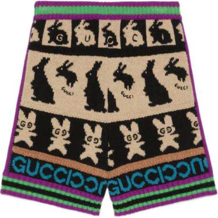 GUCCI 【Previous Season】bunny knitted shorts