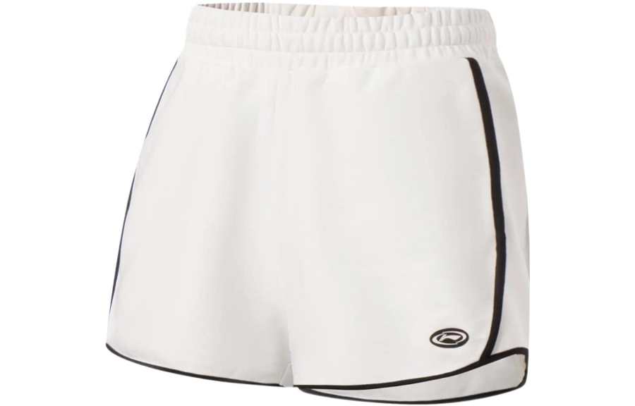 Li-Ning Li Ning Fitness Series Casual Shorts Women's White Moderate