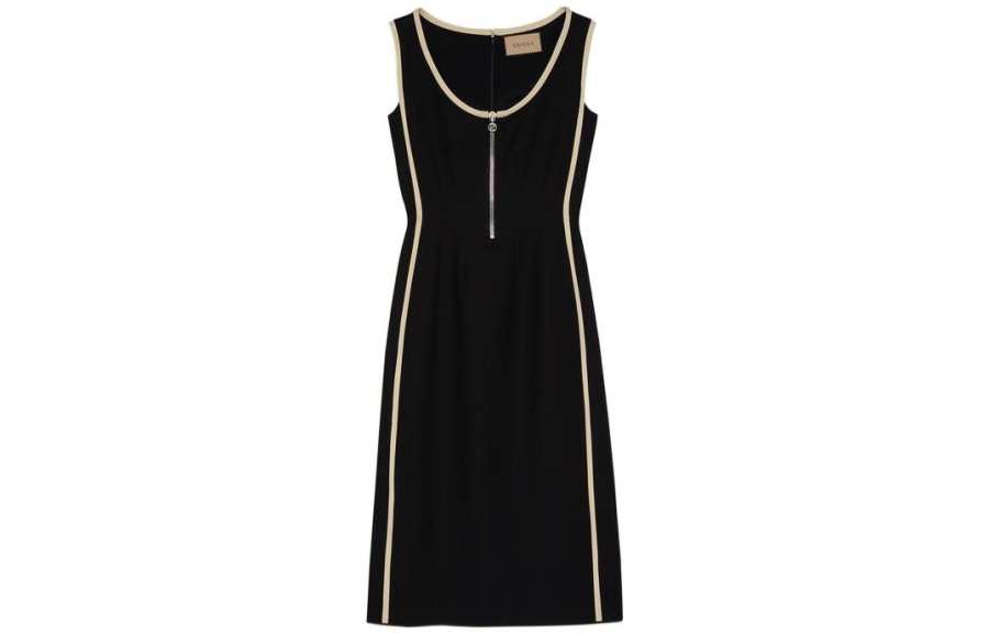 GUCCI SS22 Sleeveless Dress Women's Black