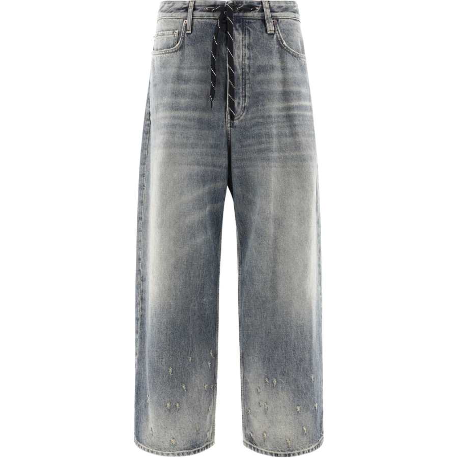 Balenciaga Balenciaga Distressed Drawstring Jeans