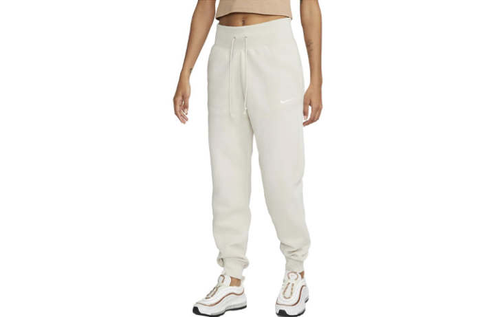 Nike Nike Knitted Sweatpants Women's Ivory White Moderate Cuffed Pants