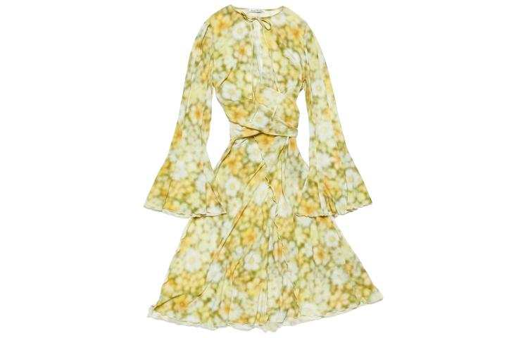 Acne Studios Acne Studios SS24 Long Sleeved Dress Women's Green