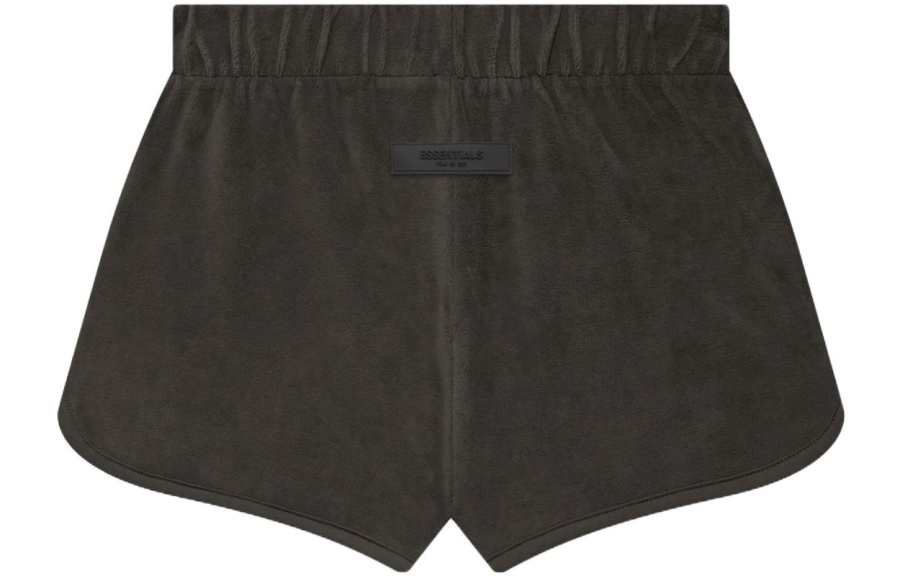 Fear Of God Essentials Women's Velour Short Off Black