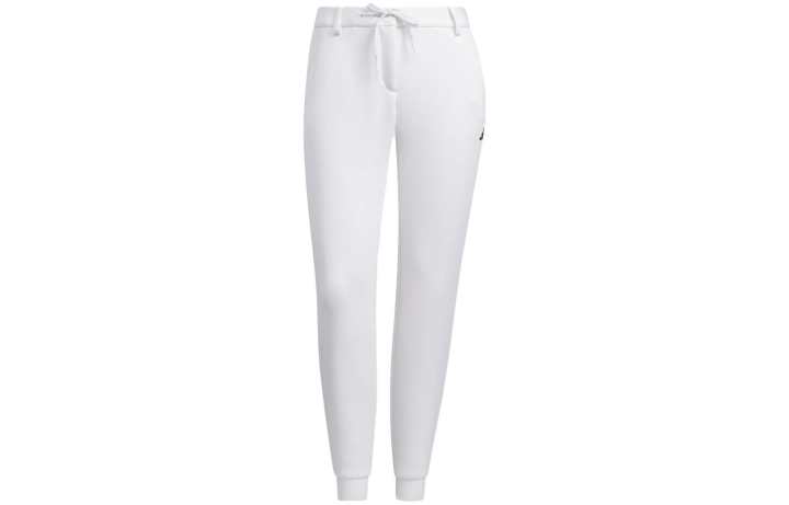 Adidas Adidas Knitted Sweatpants Women's White Moderate Cuffed Pants