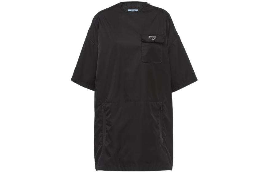 PRADA PRADA Short Sleeved Dress Women's Black