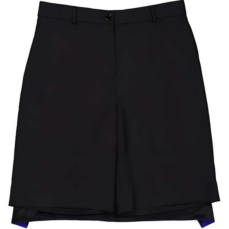 Burberry Casual Shorts Women's Black Moderate