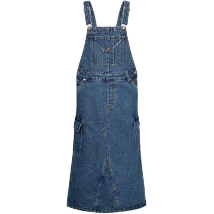 EVISU SS24 Denim Long Skirt Women's Denim Blue