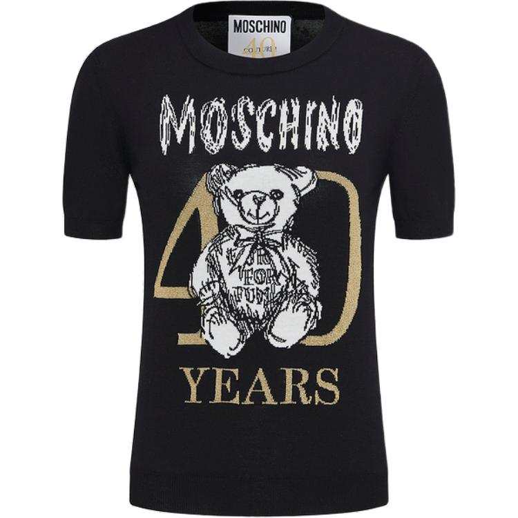 MOSCHINO Short Sleeved Dress Women's Black