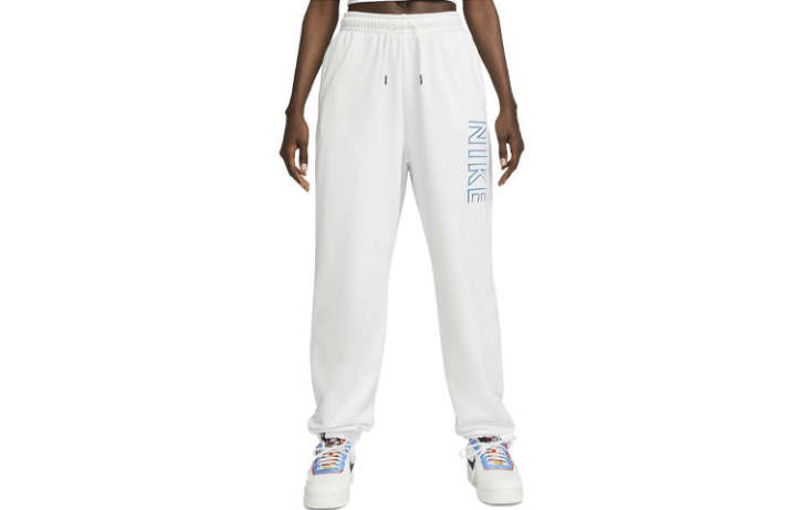 Nike Nike Knitted Sweatpants Women's White Moderate Cuffed Pants