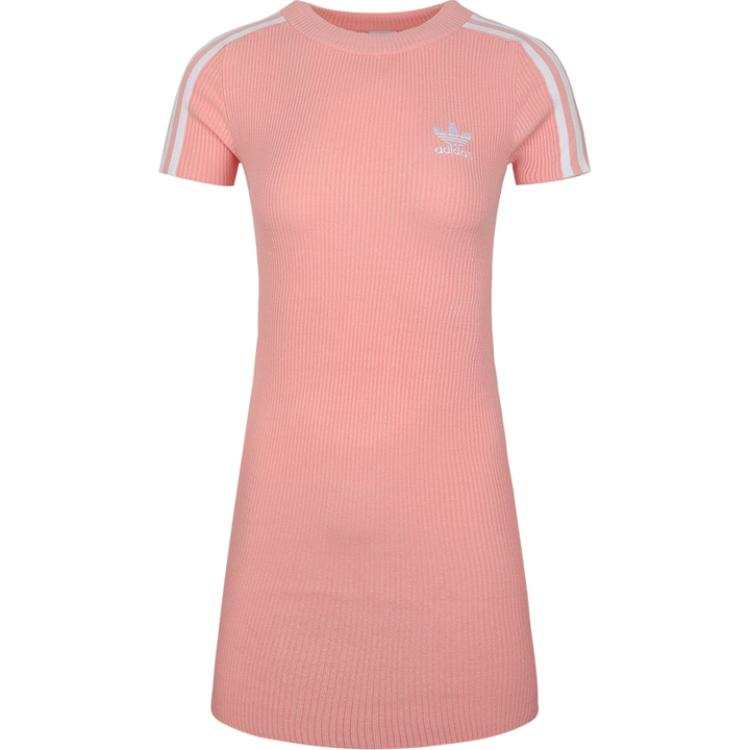 Adidas Originals Short Sleeved Dress Women's Red