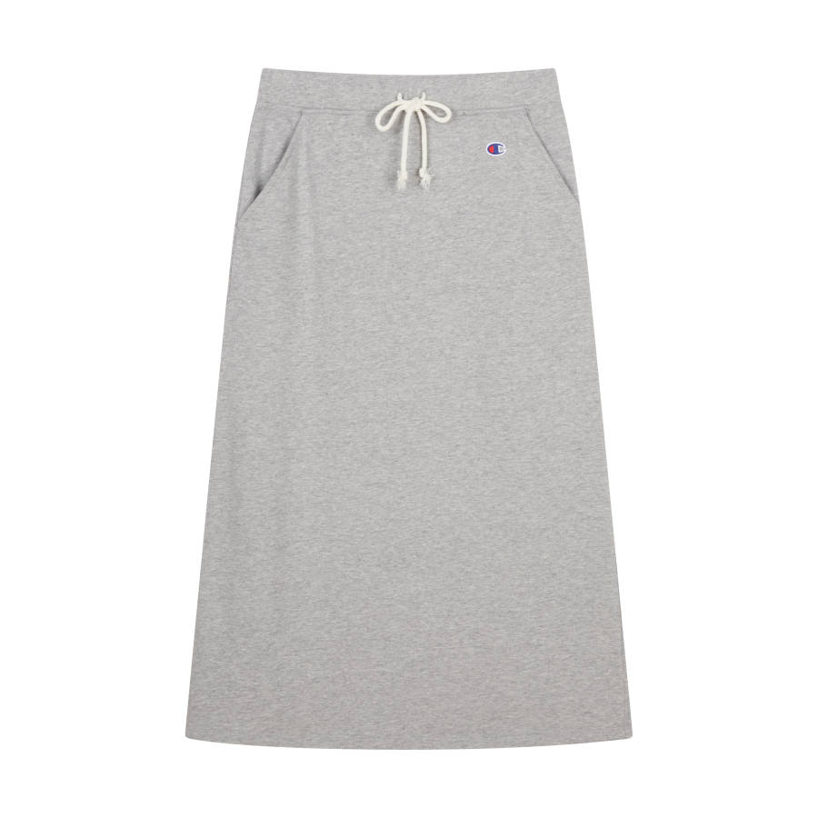 Champion Knitted Fabric Half Length Long Skirt US Version Women's
