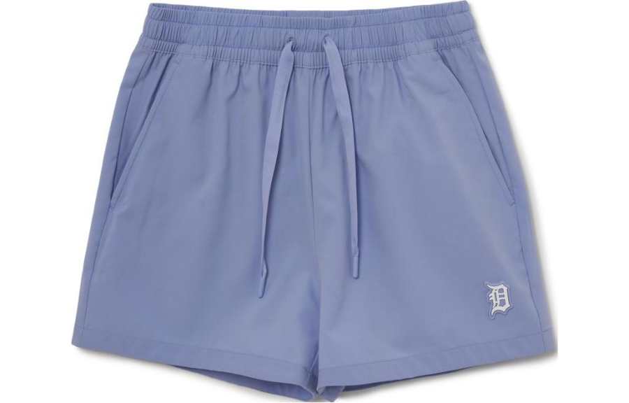 MLB Detroit Tigers Casual Shorts Women's Light Purple Moderate