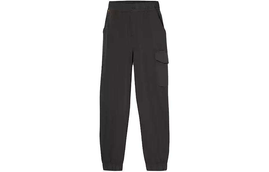 Timberland Knitted Sweatpants Women's Black Moderate Straight Fit Pants