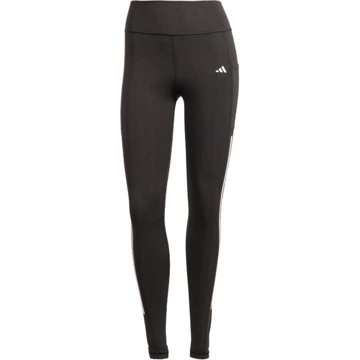 Adidas Adidas Free Shipping With AdiClub Optime 3-Stripes Full-Length Leggings