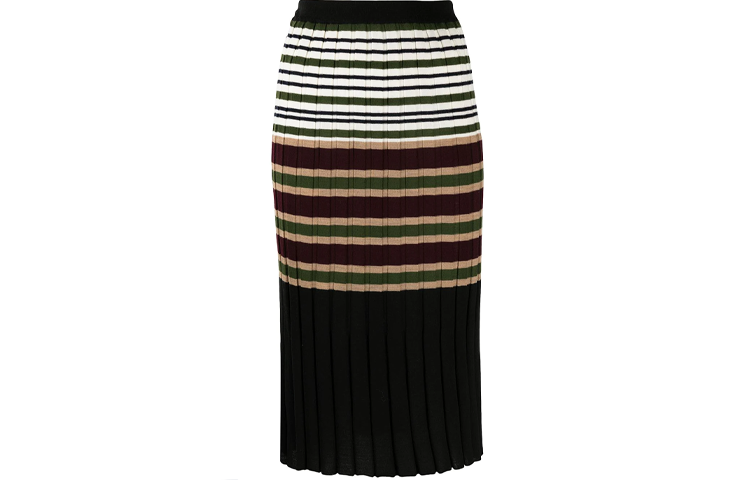 MARNI Knit Long Skirts Women's Black Long Bodycon Skirt