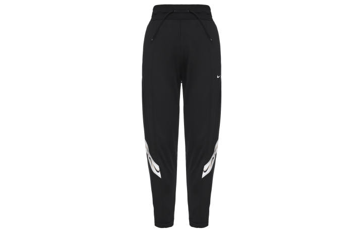 Nike Nike THERMA FIT ONE Color Block Retro Sports Belt With Cone Cut High Rise Ankle Length Fleece Lined Knitted Sweatpants