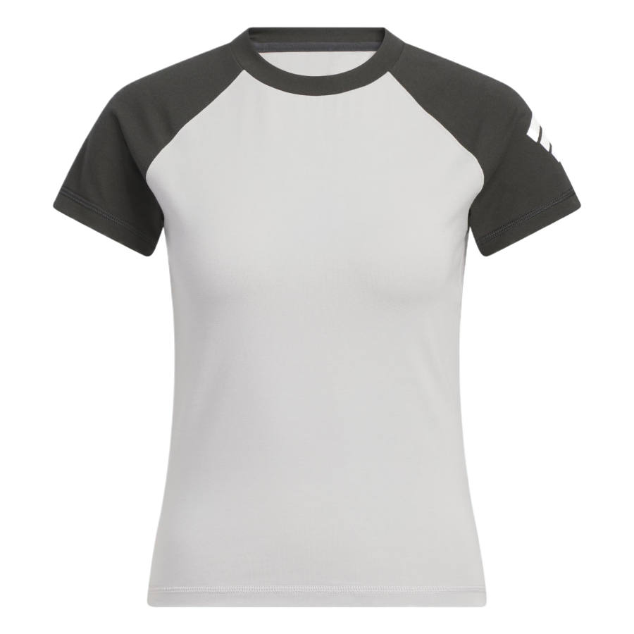 Adidas Adidas Raglan Sleeve T Shirt Women's Light Gray