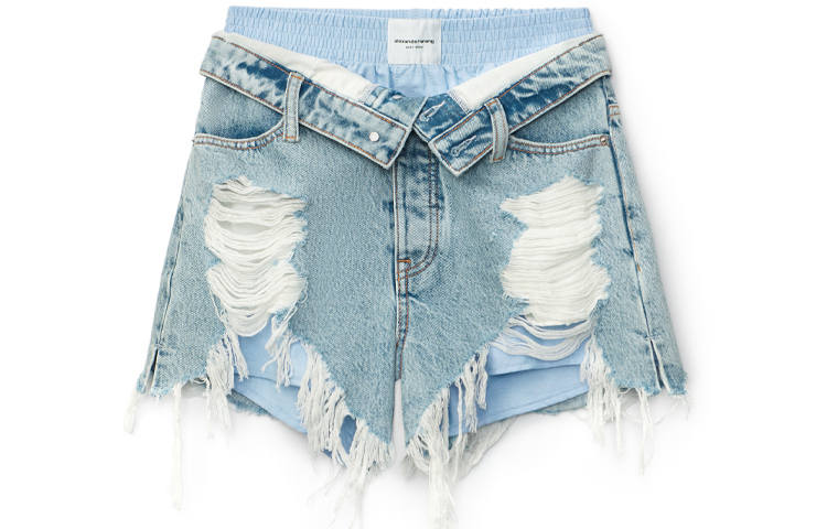 Alexander Wang Casual Shorts Women's Blue Moderate