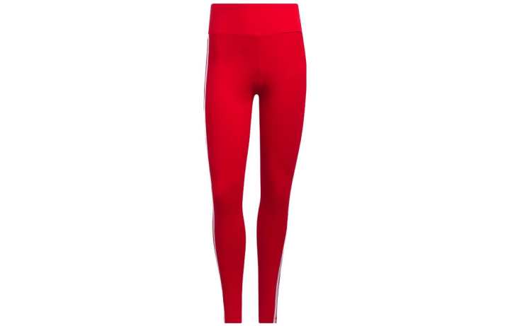 Adidas Adidas 3 Stripes Leggings Women's Red
