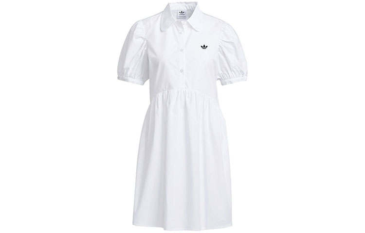 Adidas Originals Short Sleeved Dress Women's White