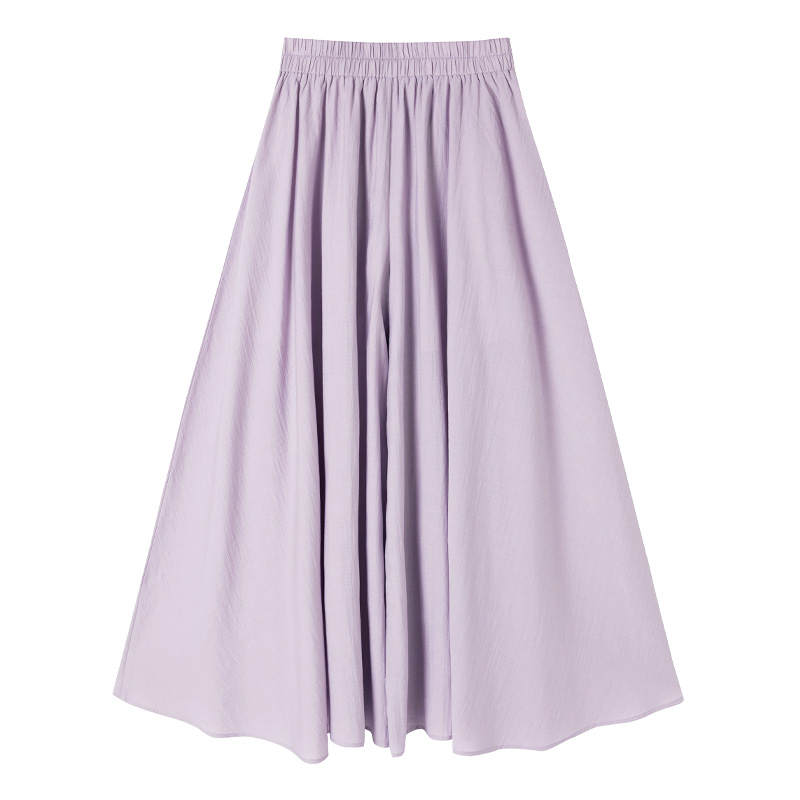 XIANGYING Casual Pants Women's Moderate Wide Leg Pants