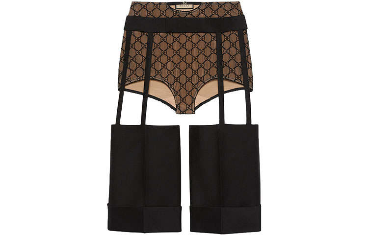 GUCCI Casual Shorts Women's Black Moderate