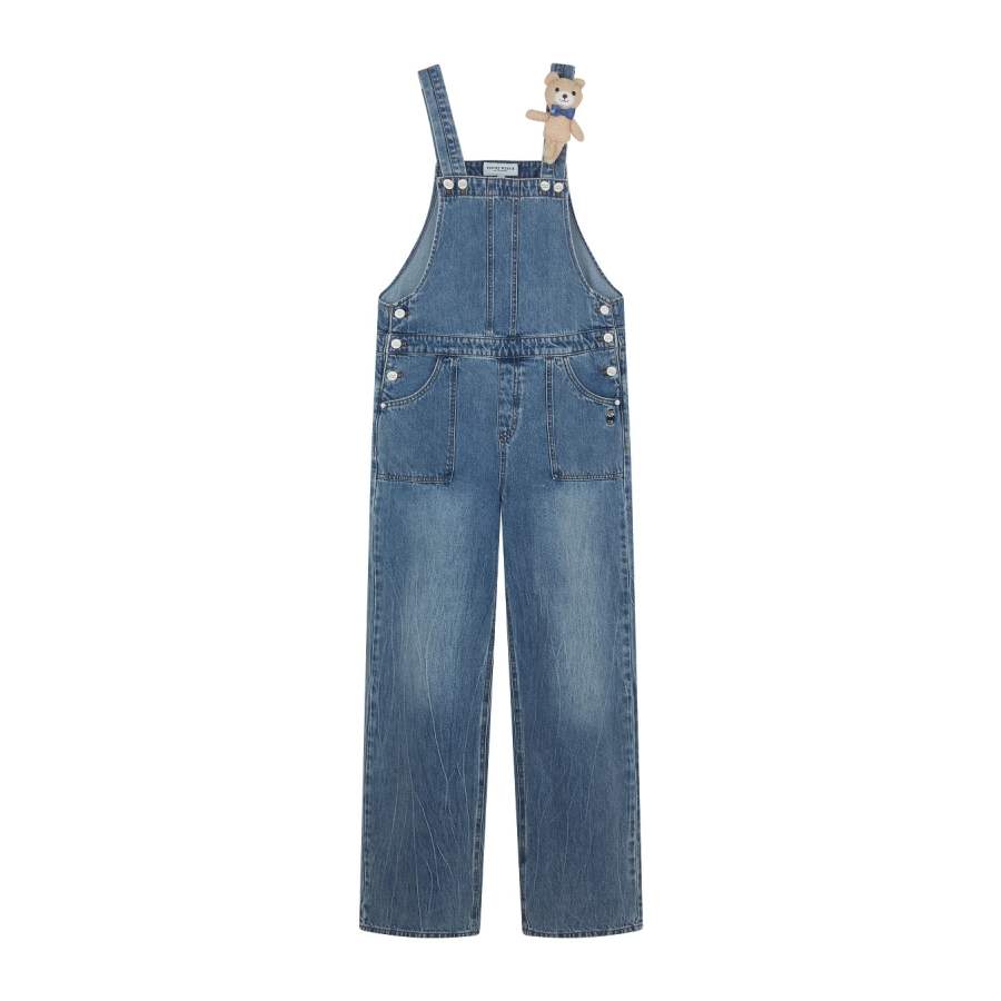 Teenie Weenie Jeans Women's Medium Blue Moderate Overalls